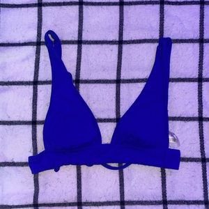Blue Bikini Top